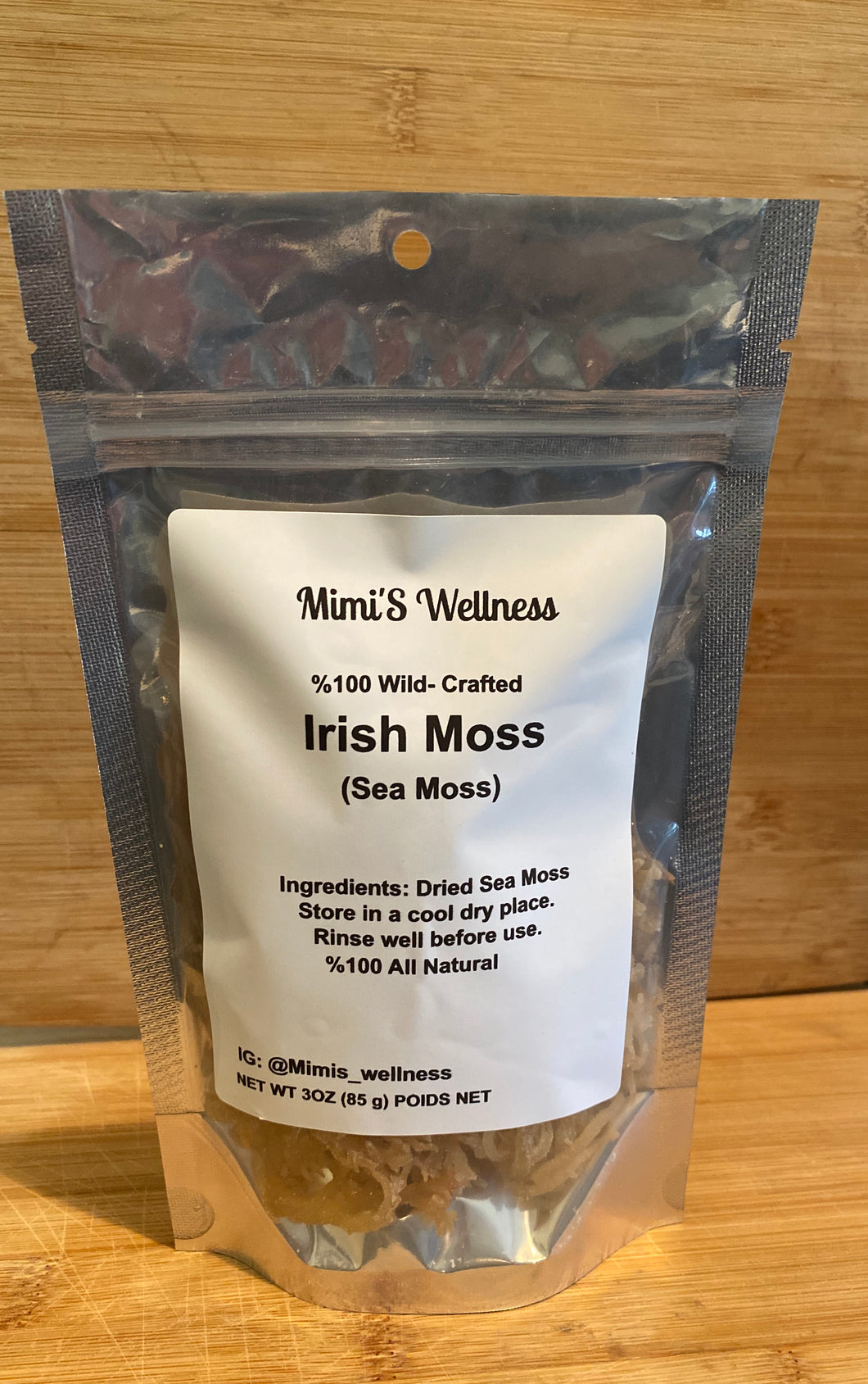 3 OZ 100% Irish Moss (wild crafted)