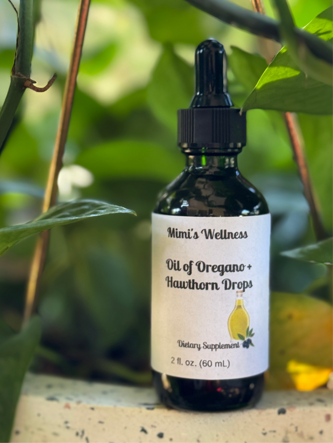 Heart & Healthy Organic oil  Of Oregano + Hawthorn Drops